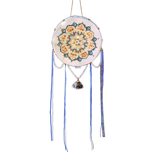 Zkydhbd Blumenlampe Mit Perlen Und Band Midautumn Festival Handheld Spielzeugkinder LED Leuchten Neujahrsmarkt Stall Laternenhandwerk Für Kinder von Zkydhbd