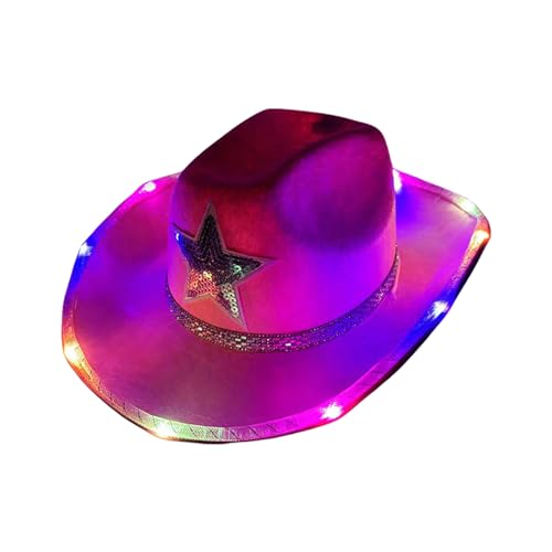 Zkydhbd Braut Schimmernd Leuchtende Cowgirl Hüte Leuchten Panama Hat Paillettenstar Für Musikfestival Cowgirl Für Mädchen Zkydhbd Braut Schimmernd Leuchtende Cowgirl Hüte Leuchten Panama Hat Paillettenstar Für Musikfestival Cowgirl Für Mädchen von Zkydhbd