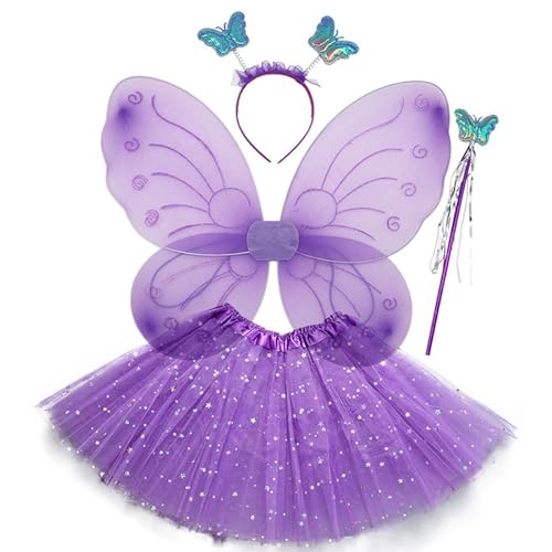 Zkydhbd Butterfly Fairy Prinzessin Tutu Kostüm Set Enthält Schmetterlingsflügel Tutu Rock Stirnband & Zauberstab Für Mädchen Dress Up Fairy Prinzessin Tutu Kostüm Set Für Mädchen Dress Up Zkydhbd Butterfly Fairy Prinzessin Tutu Kostüm Set Enthält Schmetterlingsflügel Tutu Rock Stirnband & Zauberstab Für Mädchen Dress Up Fairy Prinzessin Tutu Kostüm Set Für Mädchen Dress Up von Zkydhbd