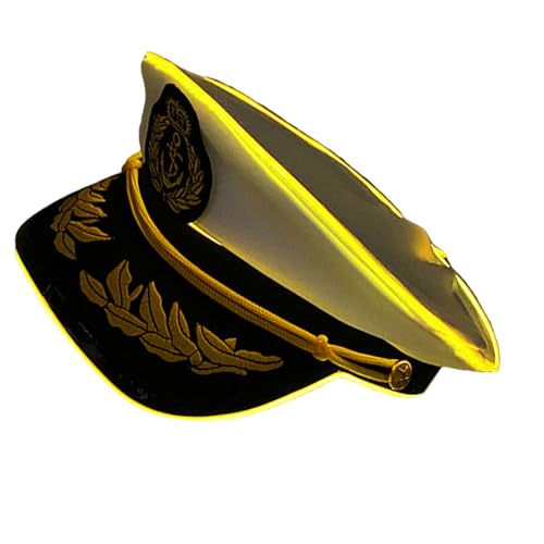 Zkydhbd Captain Headwear Cosplay Führte Einen Beleuchteten Für Trendsetter Und Partyliebhaber Die Einzigartigkeit Suchen Zkydhbd Captain Headwear Cosplay Führte Einen Beleuchteten Für Trendsetter Und Partyliebhaber Die Einzigartigkeit Suchen von Zkydhbd