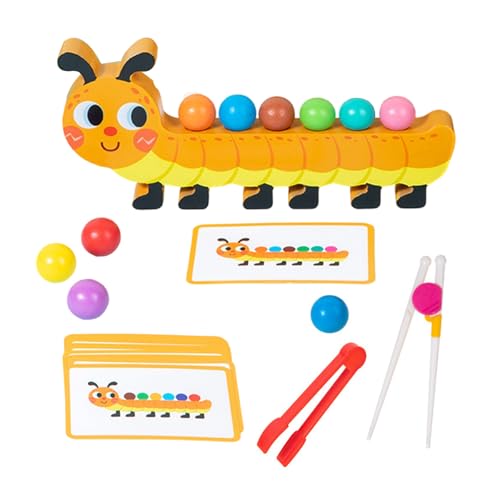 Zkydhbd Cartoon Sortierspielzeug Holzperlenklemme Farbe Matching Early Learning Activity Toy Für Kleinkindfeinmotor Fähigkeitenentwicklung Zkydhbd Cartoon Sortierspielzeug Holzperlenklemme Farbe Matching Early Learning Activity Toy Für Kleinkindfeinmotor Fähigkeitenentwicklung von Zkydhbd