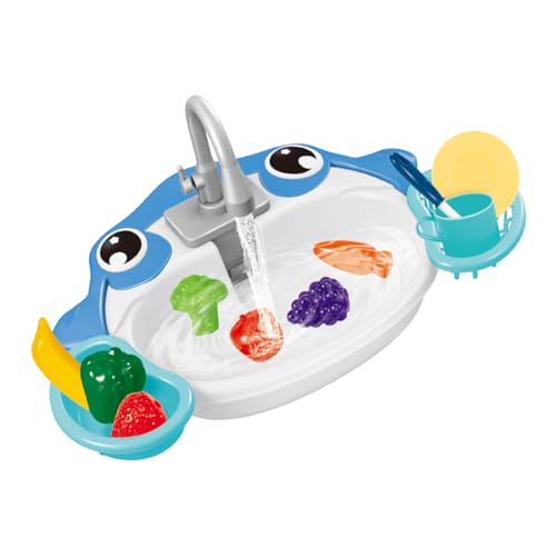 Zkydhbd Childrens Interactive Lernspielzeug Mit Elektrisch Automatischem Wasserzyklus Spielspüle Spüle Spülmaschine Von 3 Jahren Und Nach Oben Elektrisch Zirkulierende Wasserspüle von Zkydhbd