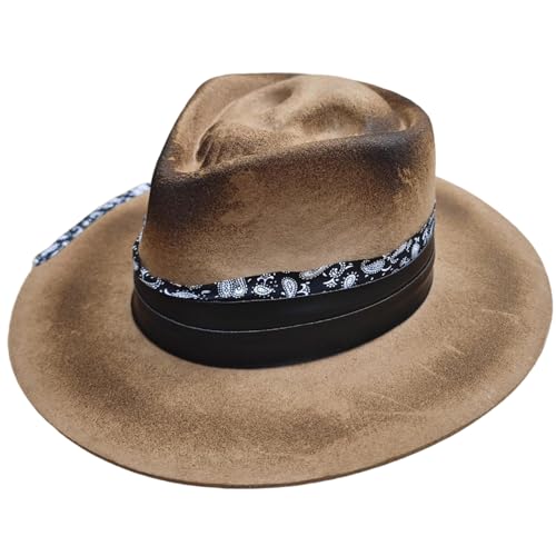 Zkydhbd Dark Series Fedoras Schädel Head Top Wollhut Großartig Für Halloween Party Themen Event Cosplay Kopfstücke Zkydhbd Dark Series Fedoras Schädel Head Top Wollhut Großartig Für Halloween Party Themen Event Cosplay Kopfstücke von Zkydhbd