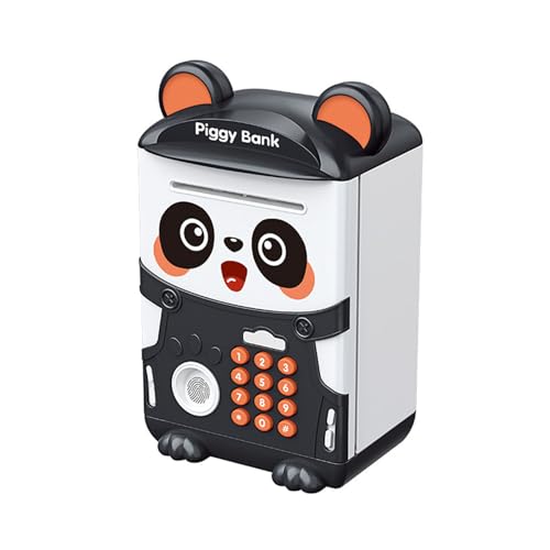 Zkydhbd Elektronische Schweinelufer Panda Form Ornamente Panda Form Spielzeuggeld Sparkasten Piggy Handwerk Higgy Für Kinder von Zkydhbd