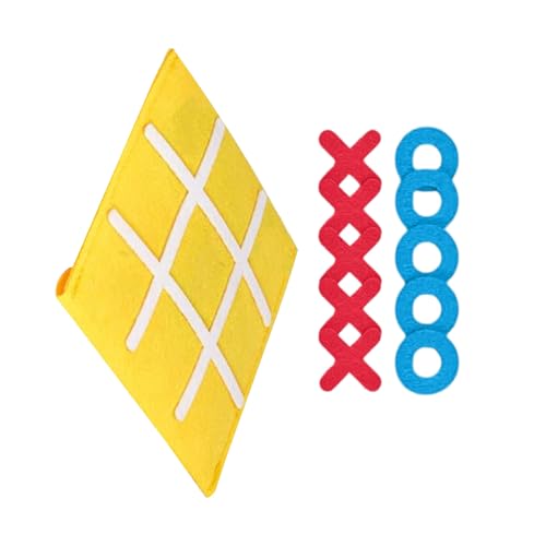 Zkydhbd Faltbare Tictactoe Board Schachspiel Spielzeug Early Educational Puzzle Game Spielzeug Für Familienbindung Party Nacht Unterhaltung Logische Strategie Für Kinder von Zkydhbd