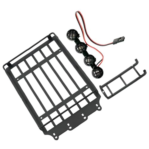 Zkydhbd Fernbedienung Car Gepäckträger Dachregal Und Mit Leiter Kabellose Crawler Dekoration Für 1/18 Offroads Car Modification Kits von Zkydhbd