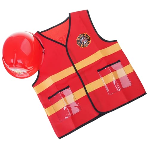Zkydhbd Fireman Kostüm Feuerwehr Rollenspiel Set Mit Feuerlöschern Helme Spielzeug Für Kostümkinder Kostüme Zkydhbd Fireman Kostüm Feuerwehr Rollenspiel Set Mit Feuerlöschern Helme Spielzeug Für Kostümkinder Kostüme von Zkydhbd