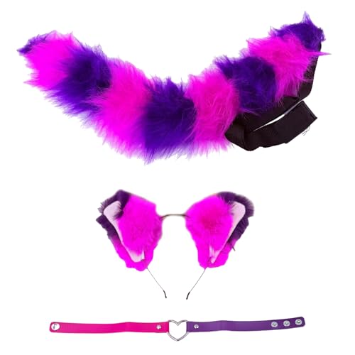 Zkydhbd Foxes Ohren Stirnband Schwanz Fuzzy Katzen Ohrhörer Stirnband Schwanz Choker Halloween Cosplay Party Katzen Kostümzubehör Kinder Erwachsener Zkydhbd Foxes Ohren Stirnband Schwanz Fuzzy Katzen Ohrhörer Stirnband Schwanz Choker Halloween Cosplay Party Katzen Kostümzubehör Kinder Erwachsener von Zkydhbd