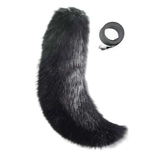 Zkydhbd Foxes Ohren Stirnband Schwanz Fuzzy Wolf Ohr von Zkydhbd