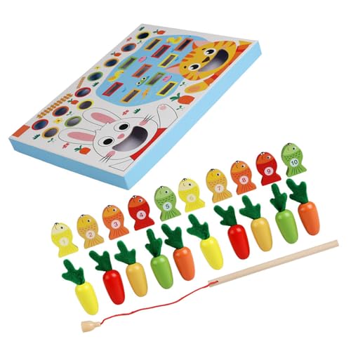 Zkydhbd Frühes Lernen Karottenernte Und Fischereispiel Holz Bildungsfarbe Matching Toy Für Vorschulkenntnisse Fine Motor Fertigkeit Kleinkind Lernspielzeug Zkydhbd Frühes Lernen Karottenernte Und Fischereispiel Holz Bildungsfarbe Matching Toy Für Vorschulkenntnisse Fine Motor Fertigkeit Kleinkind Lernspielzeug von Zkydhbd