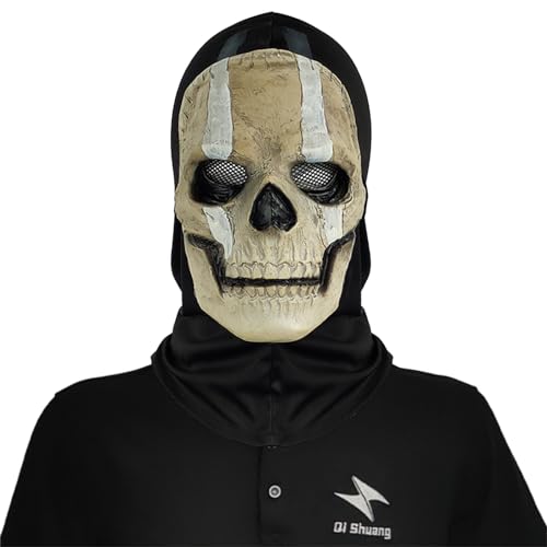 Zkydhbd Halloween Maske Scary Skull Maske Vollkopf Masque Schädel Gesichtsmaske Halloween Cosplay Requisite Halloween Cosplay Kostüm Schädel von Zkydhbd