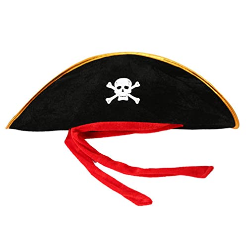 Zkydhbd Halloween Pirate Schädel Druck Pirate Party Halloween Cosplay Karibische Piraten Pirate Captain Hat Cosplay Zkydhbd Halloween Pirate Schädel Druck Pirate Party Halloween Cosplay Karibische Piraten Pirate Captain Hat Cosplay von Zkydhbd