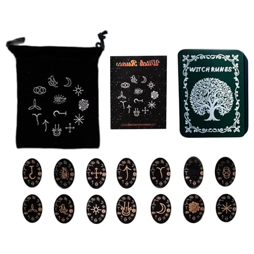 Zkydhbd Handgefertigte Holzgöttlichkeitsspiele Requisiten Brettspiel Family Nordics Handgefertigte Holzschnittsteine ​​mit Aufbewahrungstasche Gravierte Runen Steine ​​Set Set von Zkydhbd