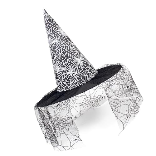Zkydhbd Hexenhut Einzigartiges Web Für Modebegeisterte Für Halloween Kostüm Cosplay Party Halloween Geeignet von Zkydhbd