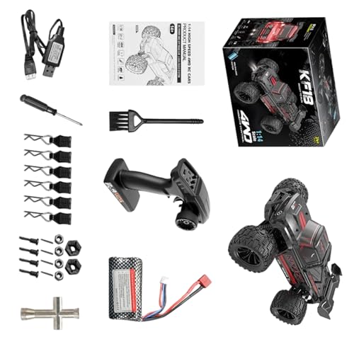 Zkydhbd Hochgeschwindigkeit 1/14 Scale Bürstenlosen Fernbedienungsauto 4WD Off Straßen LKW Mit LED Leuchten Und 3S Batterien Für Erwachsene 60 Km/h Zkydhbd Hochgeschwindigkeit 1/14 Scale Bürstenlosen Fernbedienungsauto 4WD Off Straßen LKW Mit LED Leuchten Und 3S Batterien Für Erwachsene 60 Km/h von Zkydhbd