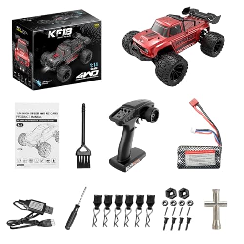 Zkydhbd Hochgeschwindigkeit 1/14 Scale Bürstenlosen Fernbedienungsauto 4WD Off Straßen LKW Mit LED Leuchten Und 3S Batterien Für Erwachsene 60 Km/h Zkydhbd Hochgeschwindigkeit 1/14 Scale Bürstenlosen Fernbedienungsauto 4WD Off Straßen LKW Mit LED Leuchten Und 3S Batterien Für Erwachsene 60 Km/h von Zkydhbd