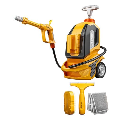 Zkydhbd Kids Car Cleaning Toy Set Bildungsrolle Spielen Spielzeug Entwickelt Motorische Fähigkeiten Mit Verstellbarer Düse Outdoor Aktivität Kids Car Wash Set von Zkydhbd