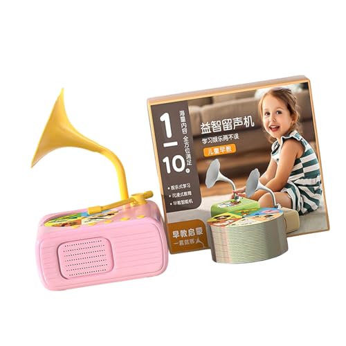 Zkydhbd Kids Educational Gramophon Toy Mit 96 Lernkarten Musikbox Geschichten Erzählungsmaschine Interaktives Spielzeug Für Jungen Mädchen Zkydhbd Kids Educational Gramophon Toy Mit 96 Lernkarten Musikbox Geschichten Erzählungsmaschine Interaktives Spielzeug Für Jungen Mädchen von Zkydhbd