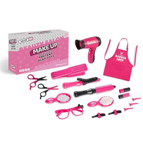 Zkydhbd Kids Friseursalon Friseur Spielzeugset Mit Styling Comb Schere Gebläse Tun Haircut Tool Kits Girl Bildung Spiele Kinder Rollenspiele Schönheitssalon Spielzeug Spielzeug von Zkydhbd