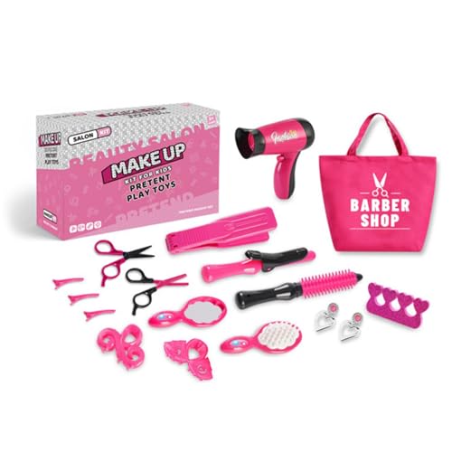 Zkydhbd Kids Friseursalon Friseur Spielzeugset Mit Styling Comb Schere Gebläse Tun Haircut Tool Kits Girl Bildung Spiele Kinder Rollenspiele Schönheitssalon Spielzeug Spielzeug von Zkydhbd