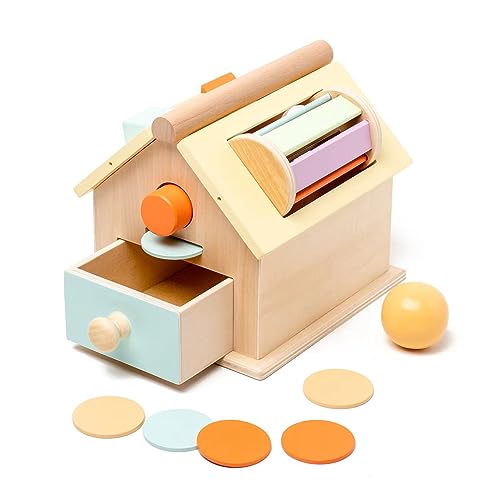 Zkydhbd Kinder Geschäftige Würfel Coin Box Erfassen Fine Motor Kleinkind Bildungsform Passt Zu Kleinkindern Pädagogische Lernform Toy Coin Box Spielzeug von Zkydhbd