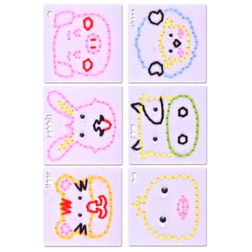 Zkydhbd Kinder Sicheres Nicht Verwobenes Stoff Handgefertigtes Nähkits Craft Projekt Spielzeug Für Frühes Lernen Und Kinder Vorschulkinder Feinmotorische Fähigkeiten Bildungsnähen Kits Für Kleinkind von Zkydhbd