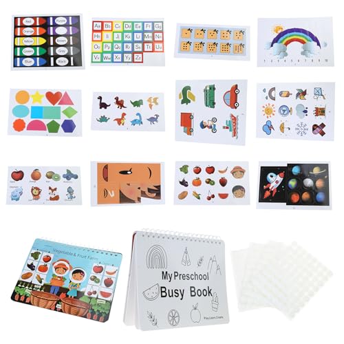 Zkydhbd Kleinkind Aktivitätsbuch Vorschulbuch Geschäftige Buch Lernpädagogik Spielzeugbuch Für Farbform Kognition Färbung Geschäftiges Buch Early Learning Uns Angestellte Buch von Zkydhbd