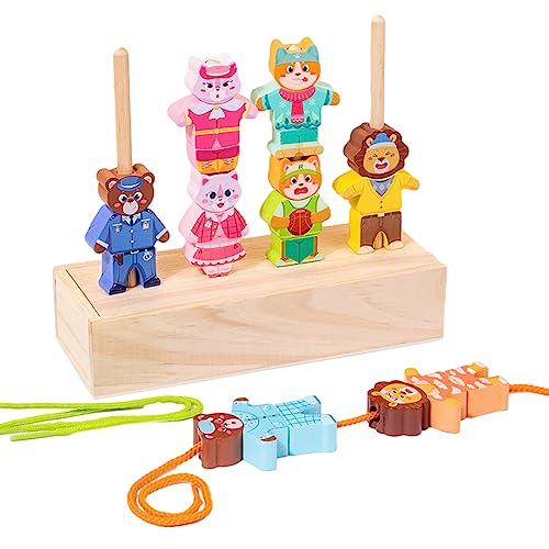 Zkydhbd Kleinkind Early Educational Cartoon Dress Up Säulen Spielzeug Kinder Dressing Block Spielzeug Hand Auge Koordination Spielzeug Dress Up Tierspielzeug Dress Up Toy Zkydhbd Kleinkind Early Educational Cartoon Dress Up Säulen Spielzeug Kinder Dressing Block Spielzeug Hand Auge Koordination Spielzeug Dress Up Tierspielzeug Dress Up Toy von Zkydhbd