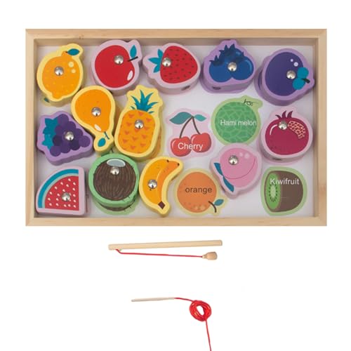 Zkydhbd Kleinkinder Cartoon Fishing Toy Kinder Schnürung Spielzeug Magnetischer Spielzeughandspielzeug Koordination Spielzeug Bildung von Zkydhbd