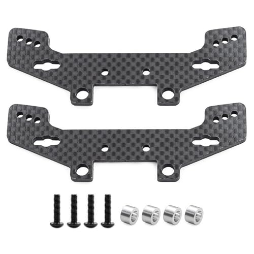 Zkydhbd Kohlefaser Heckdämpfer Platten Aufrüstung Teil 1/10 TT02 Auto Easy Installation Direkter Ersatzzubehör Zkydhbd Kohlefaser Heckdämpfer Platten Aufrüstung Teil 1/10 TT02 Auto Easy Installation Direkter Ersatzzubehör von Zkydhbd