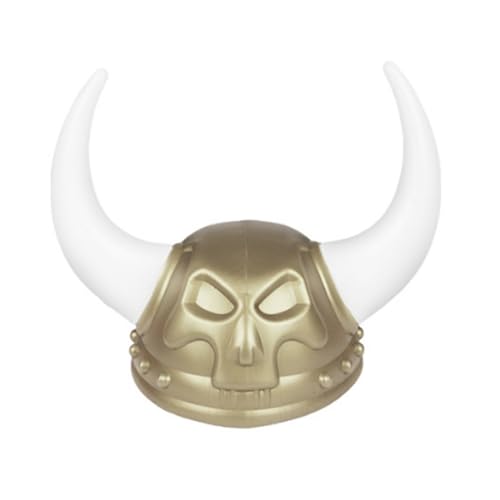 Zkydhbd Leichtes Vikinghelmet Mit Horsn Bühnenaufführungen Requisiten Ritter Helm Cosplay Kostümzubehör Partys Kopfbedeckung Zkydhbd Leichtes Vikinghelmet Mit Horsn Bühnenaufführungen Requisiten Ritter Helm Cosplay Kostümzubehör Partys Kopfbedeckung von Zkydhbd