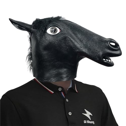 Zkydhbd Lustige Pferdemaske Maskerade Realistische Pferdemas Zkydhbd Lustige Pferdemaske Maskerade Realistische Pferdemas von Zkydhbd