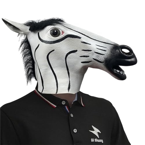 Zkydhbd Lustige Pferdemaske Maskerade Realistische Pferdemas Zkydhbd Lustige Pferdemaske Maskerade Realistische Pferdemas von Zkydhbd