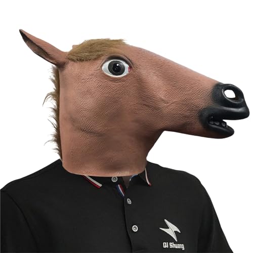 Zkydhbd Lustige Pferdemaske Maskerade Realistische Pferdemas Zkydhbd Lustige Pferdemaske Maskerade Realistische Pferdemas von Zkydhbd