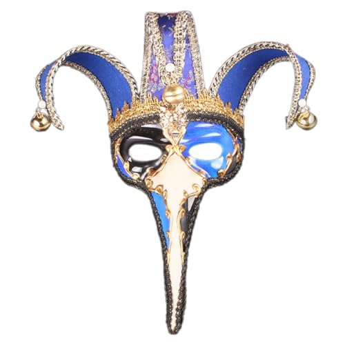 Zkydhbd Maskerade Eyemask Halloween Langes Nase Eyemask Halbgesicht Maske Für Frauen Männer Maskerade Proms Halloween Dress Up Maskerade Maske von Zkydhbd