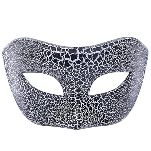 Zkydhbd Masquerade Gesichtsabdeckung Für Frauen Männer Cosplay Halloween Eyemask Kostümgitter Halbgesicht Cover Halloween Kostüm Metall Masquerade Maske von Zkydhbd