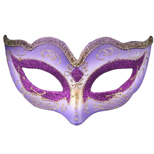 Zkydhbd Masquerade Halloween Cosplay Eyemask Masquerade Halbmaske Für Halloween Kostüm Masquerade Party Proms Black Maske von Zkydhbd