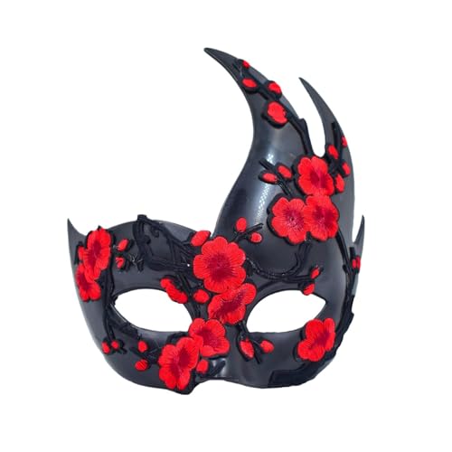 Zkydhbd Masquerade Mardi Gras Venezianer Blumenmaske Für Halloween Cosplay Auftritte Requisiten Masken von Zkydhbd
