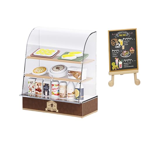 Zkydhbd Miniatur Bäckerei Counter Displinet Schrank Mit Dessertmodellfigur Für 1/12 Puppenhäuserzubehör Tun Spielspielspielspielzeug Zkydhbd Miniatur Bäckerei Counter Displinet Schrank Mit Dessertmodellfigur Für 1/12 Puppenhäuserzubehör Tun Spielspielspielspielzeug von Zkydhbd