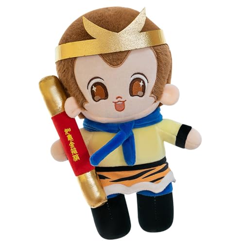 Zkydhbd Mythical Monkey Plüsch Gefülltes Spielzeug Mit Jingubang Cartoon Charakter Dolls Couch Office Display Puppen Für Game Player Geschenk Für Anime Fans von Zkydhbd
