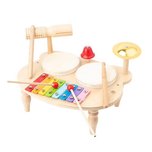 Zkydhbd Orff Drum Set Toy Für Kinder Frühe Bildung Musik Percussion Toy Harp Piano Music Instrument Spielzeug Baby Sensorisches Musik Geschenk Kinder Drum Set Percussion Instrument Spielzeug Sinnes von Zkydhbd