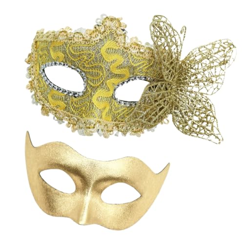 Zkydhbd Paar Maskerade Maske Für Männer Frauen Halloween Hochzeit Halbgesicht Maskerade Kostümmaske Masquerade Kostümzubehör Zkydhbd Paar Maskerade Maske Für Männer Frauen Halloween Hochzeit Halbgesicht Maskerade Kostümmaske Masquerade Kostümzubehör von Zkydhbd