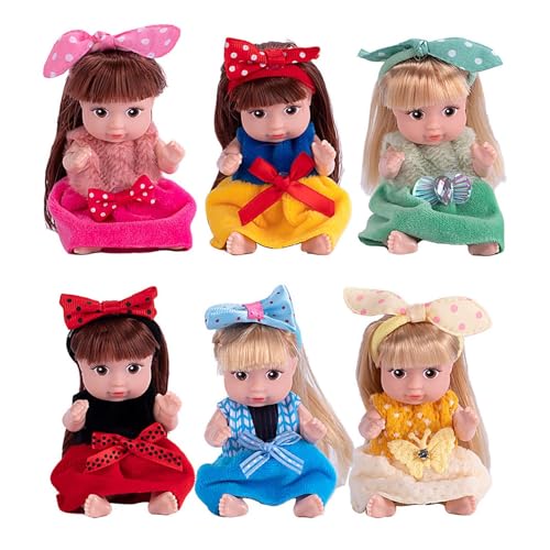 Zkydhbd Packung Von 6 Jointed Doll Realistic Kleinkind Girl Dolls Geschenk Für Mädchen Interaktives Rollenspiel Game Doll Set Set Zkydhbd Packung Von 6 Jointed Doll Realistic Kleinkind Girl Dolls Geschenk Für Mädchen Interaktives Rollenspiel Game Doll Set Set von Zkydhbd