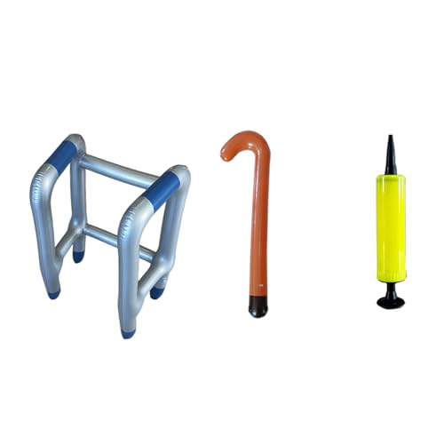 Zkydhbd Party Kostüm Aufblasbare Rollator Und Wanderstift Mit Pumpe Für Kinder Lustige Opa Halloween Kostüm Für Cosplay Cosplay Kostüm Für Kinder Und Erwachsene Zkydhbd Party Kostüm Aufblasbare Rollator Und Wanderstift Mit Pumpe Für Kinder Lustige Opa Halloween Kostüm Für Cosplay Cosplay Kostüm Für Kinder Und Erwachsene von Zkydhbd