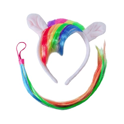Zkydhbd Pferdesohrstirnband Und Pferdeschwanz Set Halloween Kostümzubehör Für Kinder Erwachsene Halloween Weihnachts Cosplay Zkydhbd Pferdesohrstirnband Und Pferdeschwanz Set Halloween Kostümzubehör Für Kinder Erwachsene Halloween Weihnachts Cosplay von Zkydhbd