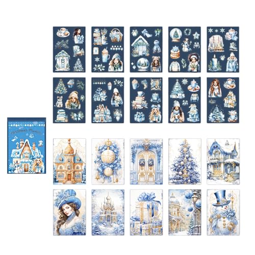 Zkydhbd Saisonale Weihnachtsaufkleber Sortiment 20 PCs Set Tragbares Accessoire Für Kreative Journal Dekorations Und Planungsurlaubsaufkleber Zkydhbd Saisonale Weihnachtsaufkleber Sortiment 20 PCs Set Tragbares Accessoire Für Kreative Journal Dekorations Und Planungsurlaubsaufkleber von Zkydhbd