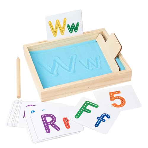Zkydhbd Sandschreibschale Für Handschriftenpraxis Alphabete Und Zahlenlernen Lernspielzeug Komvenient Hand Augenkoordinationsinstrument Kinder Kalligraphie Praxis von Zkydhbd