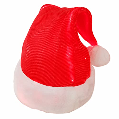 Zkydhbd Santa Hats Red Christmas Mit Lichtern Leuchten In Den Dunklen Kappen Für Frauen Männer Party Bevorzugt Neujahrsgeschenk Zkydhbd Santa Hats Red Christmas Mit Lichtern Leuchten In Den Dunklen Kappen Für Frauen Männer Party Bevorzugt Neujahrsgeschenk von Zkydhbd