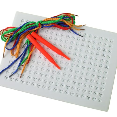 Zkydhbd Sensorisches Threading Board Stiftkontrollspielzeug Für Kinder Die Feinmotorik Fähigkeiten Für Innenunterhaltung Vorschule Bildungsspielzeug Verbessern von Zkydhbd