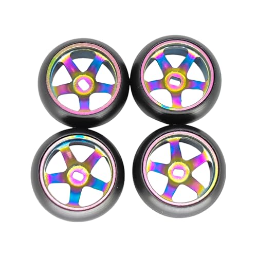 Zkydhbd Set Von 4 Fernbedienungs Steuerrad Felgen Metallrad Felgen Werkzeug Für Modellvorräte Für Spielzeugauto Sammler Für Crawler Perldlock von Zkydhbd